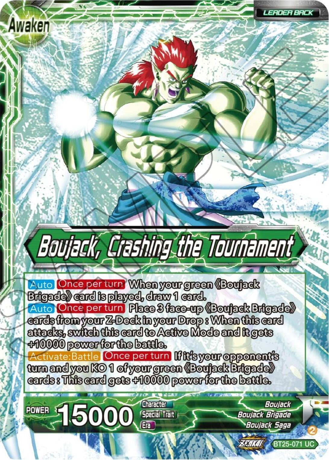 Image for Boujack Brigade // Boujack, Crashing the Tournament - Dragon Ball Super: Masters