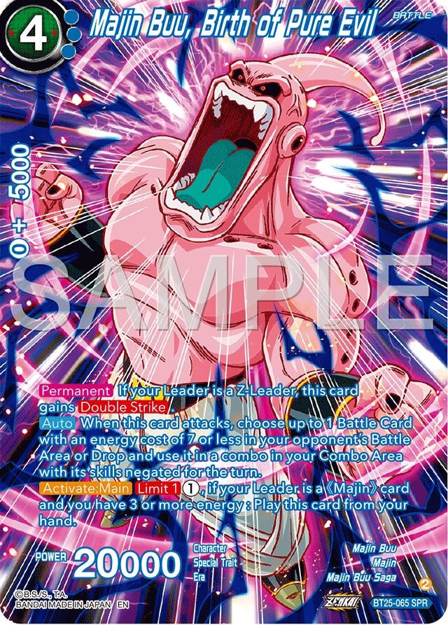 Image for Majin Buu, Birth of Pure Evil (SPR) - Dragon Ball Super: Masters