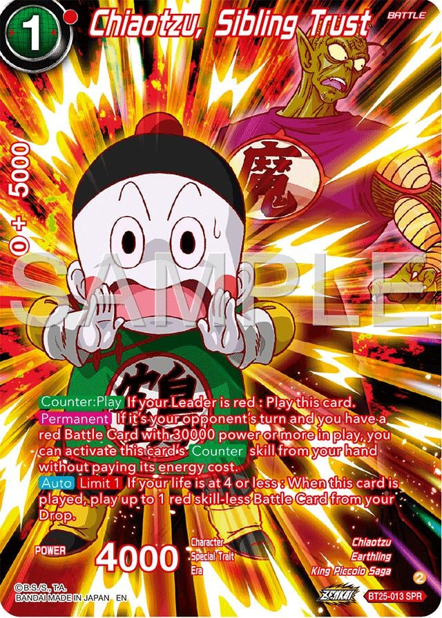 Image for Chiaotzu, Sibling Trust (SPR) - Dragon Ball Super: Masters