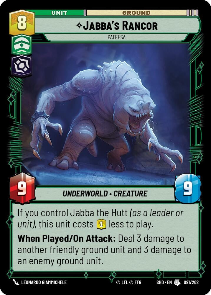 Image for Jabba's Rancor - Pateesa - Star Wars: Unlimited