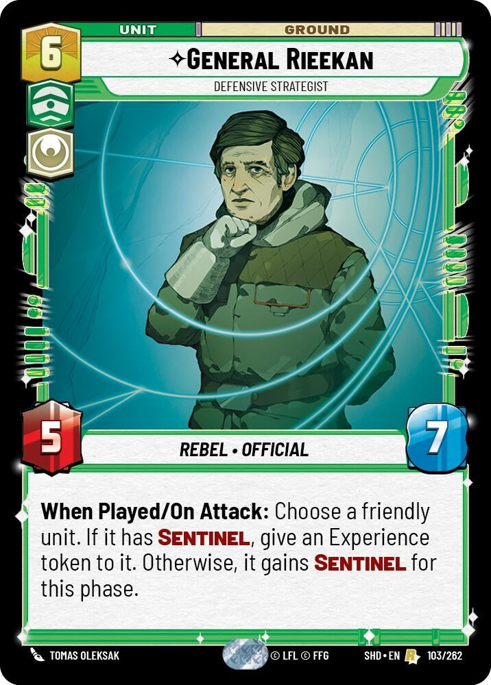 Image for General Rieekan - Defensive Strategist - Star Wars: Unlimited