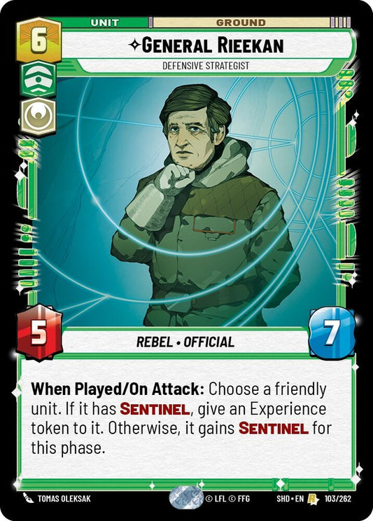 Image for General Rieekan - Defensive Strategist - Star Wars: Unlimited