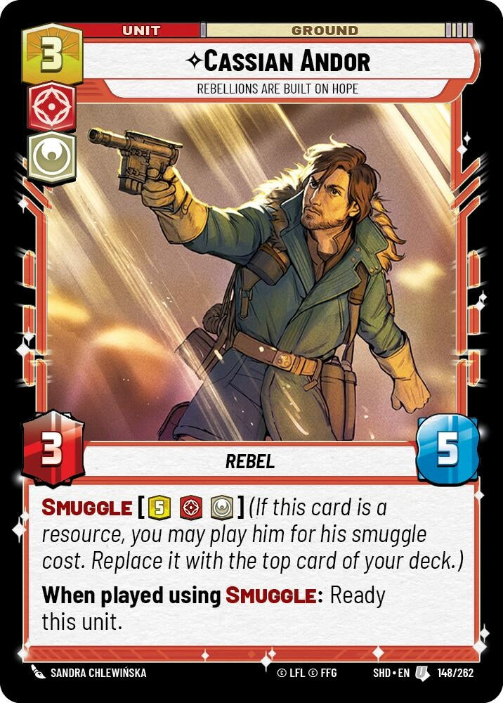 Image for Cassian Andor - Rebellions Are Built On Hope - Star Wars: Unlimited