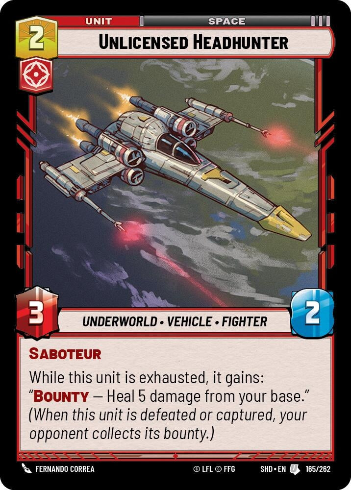 Image for Unlicensed Headhunter - Star Wars: Unlimited