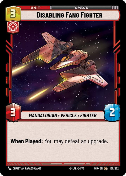 Image for Disabling Fang Fighter - Star Wars: Unlimited