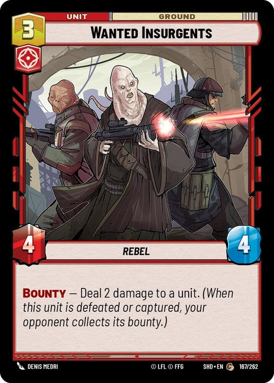 Image for Wanted Insurgents - Star Wars: Unlimited