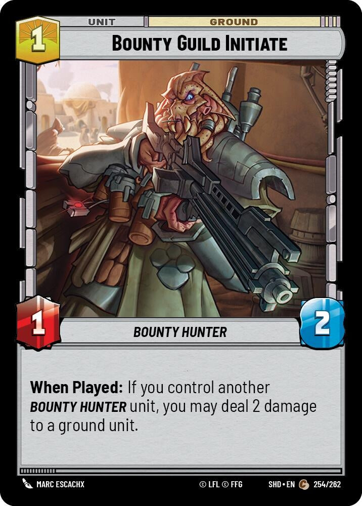 Image for Bounty Guild Initiate - Star Wars: Unlimited