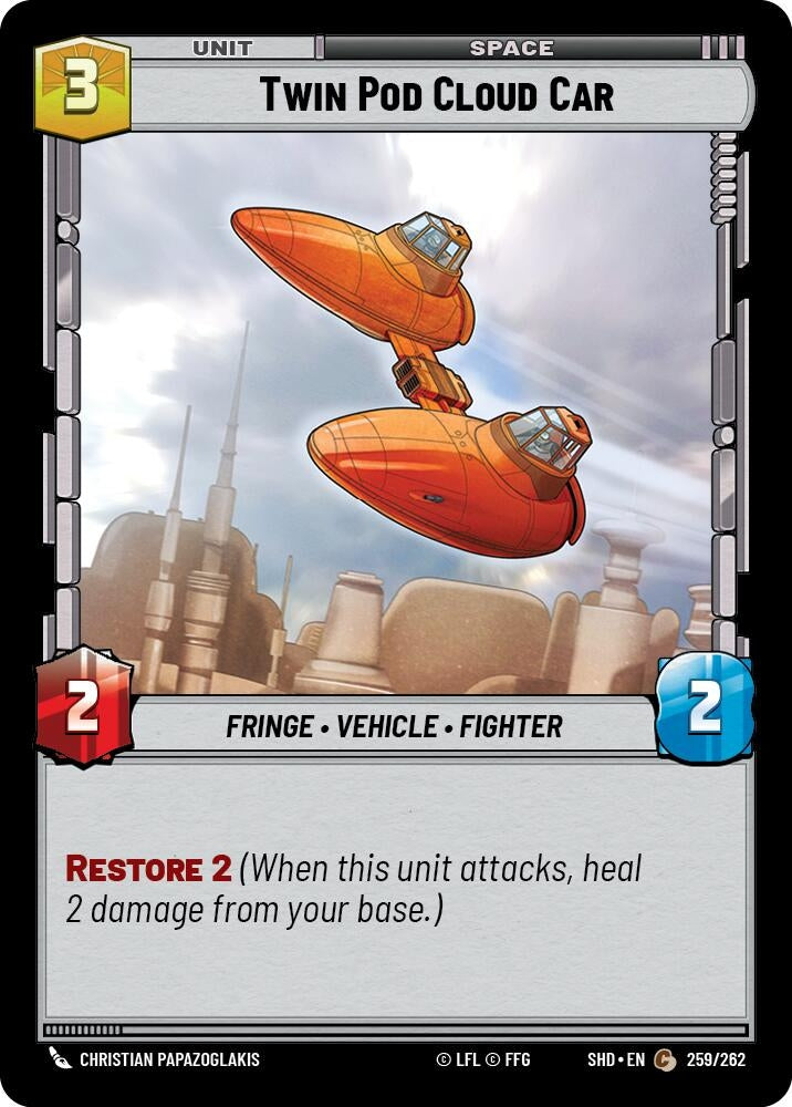 Image for Twin Pod Cloud Car - Star Wars: Unlimited