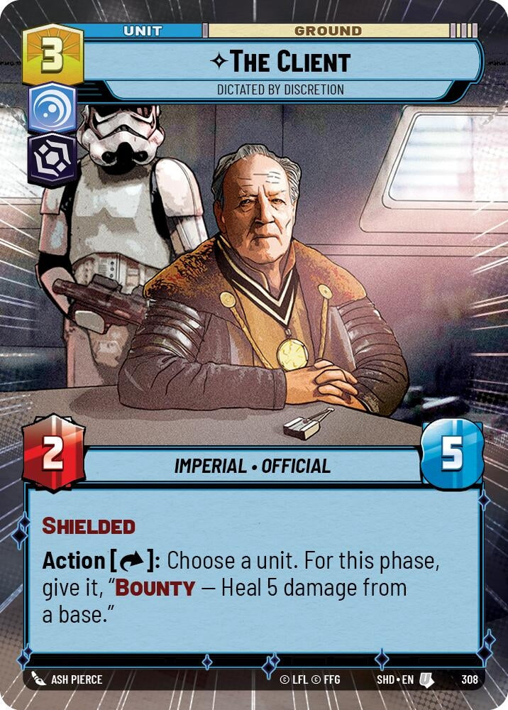 Image for The Client - Dictated by Discretion (Hyperspace) - Star Wars: Unlimited
