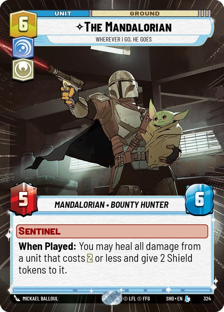Image for The Mandalorian - Wherever I Go, He Goes (Hyperspace) - Star Wars: Unlimited