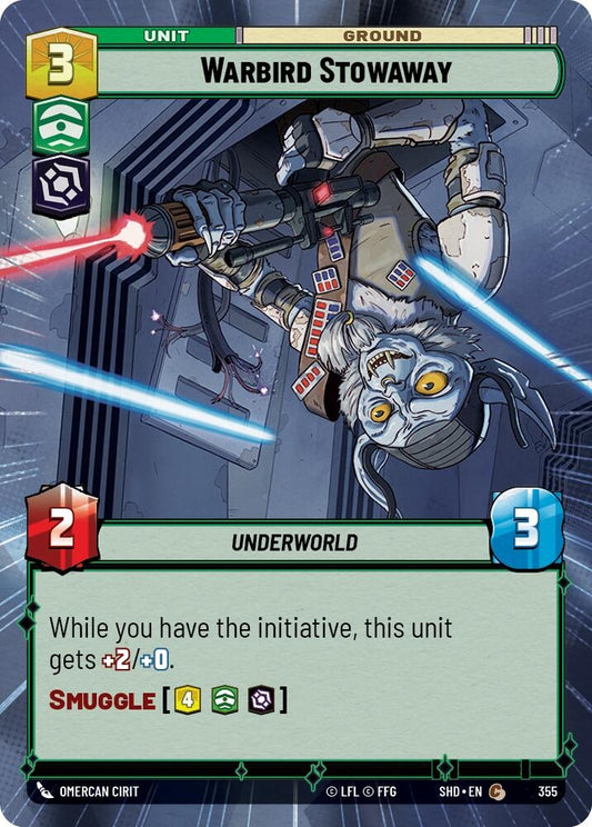 Image for Warbird Stowaway (Hyperspace) - Star Wars: Unlimited