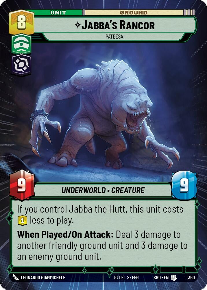 Image for Jabba's Rancor - Pateesa (Hyperspace) - Star Wars: Unlimited