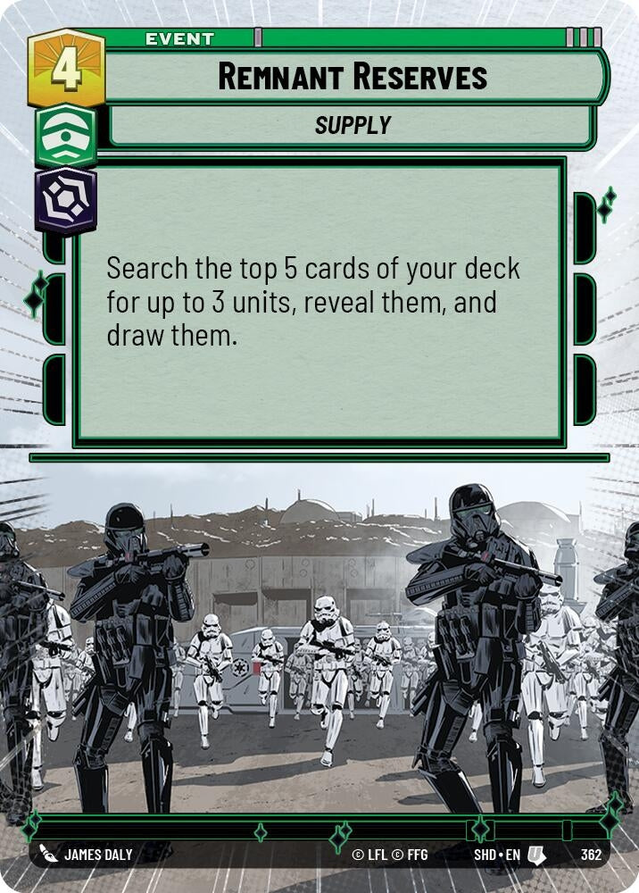 Image for Remnant Reserves (Hyperspace) - Star Wars: Unlimited