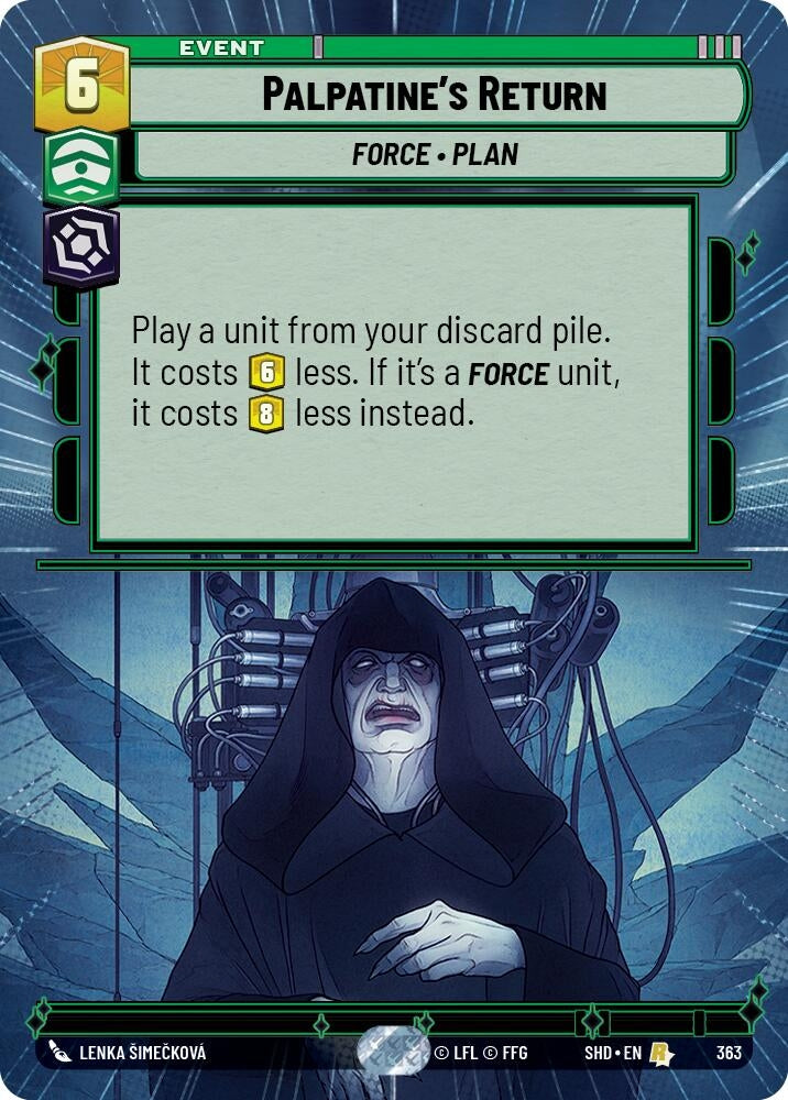 Image for Palpatine's Return (Hyperspace) - Star Wars: Unlimited