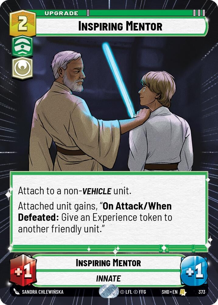 Image for Inspiring Mentor (Hyperspace) - Star Wars: Unlimited