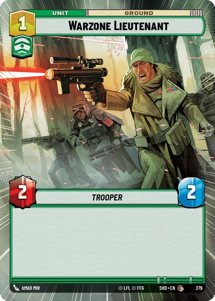 Image for Warzone Lieutenant (Hyperspace) - Star Wars: Unlimited