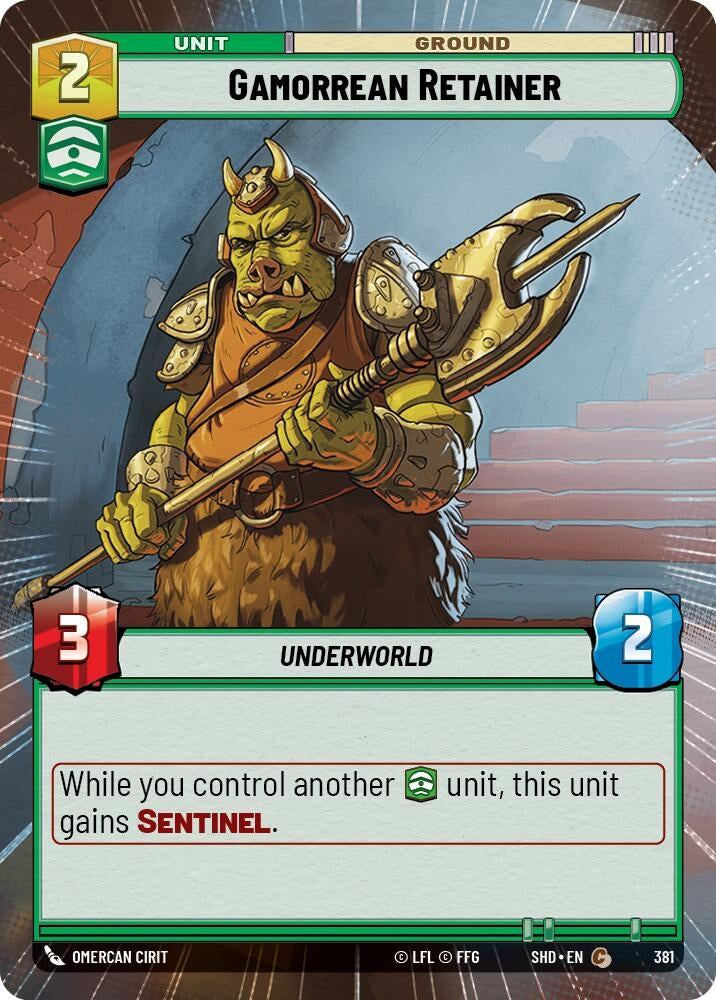 Image for Gamorrean Retainer (Hyperspace) - Star Wars: Unlimited