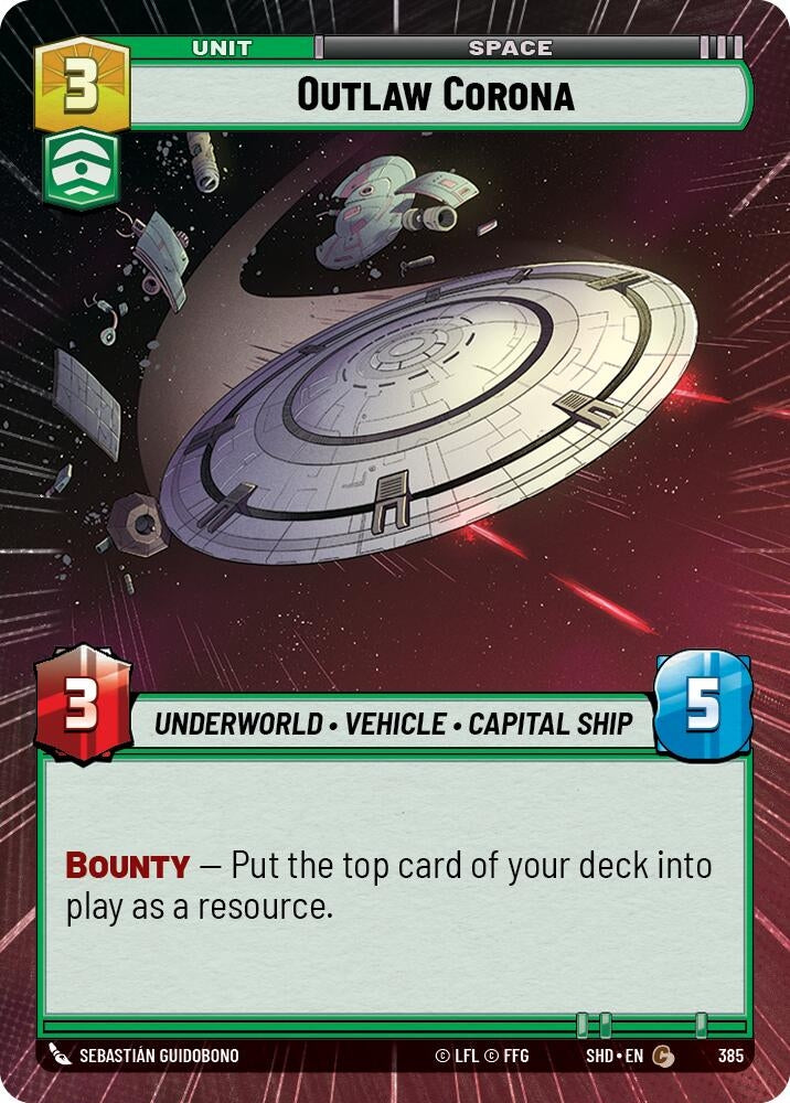 Image for Outlaw Corona (Hyperspace) - Star Wars: Unlimited