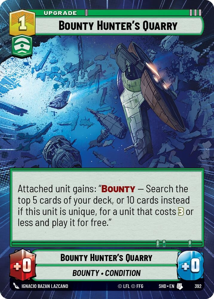 Image for Bounty Hunter's Quarry (Hyperspace) - Star Wars: Unlimited