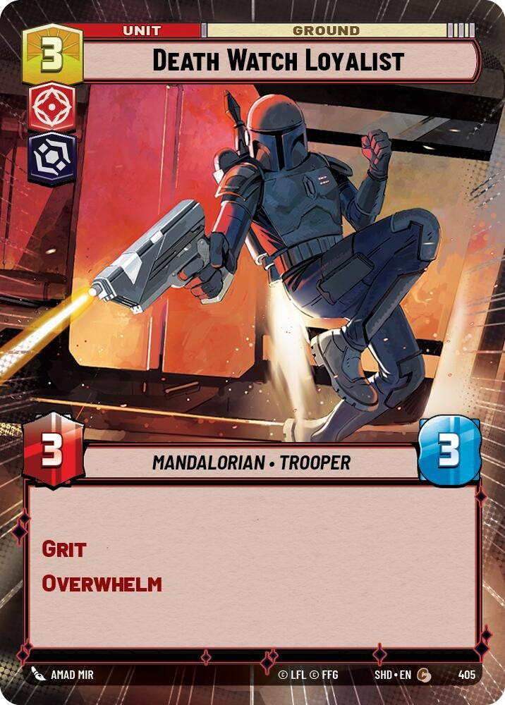 Image for Death Watch Loyalist (Hyperspace) - Star Wars: Unlimited