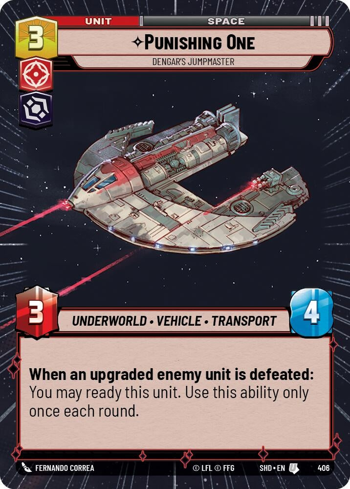 Image for Punishing One - Dengar's Jumpmaster (Hyperspace) - Star Wars: Unlimited