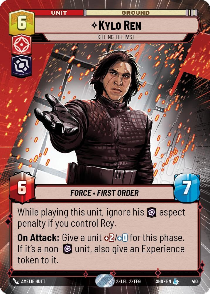 Image for Kylo Ren - Killing the Past (Hyperspace) - Star Wars: Unlimited