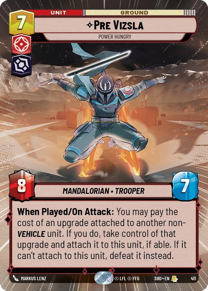 Image for Pre Vizsla - Power Hungry (Hyperspace) - Star Wars: Unlimited