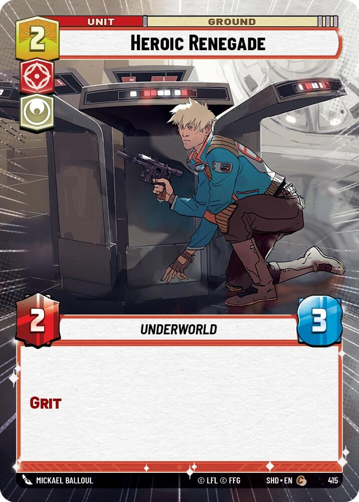 Image for Heroic Renegade (Hyperspace) - Star Wars: Unlimited