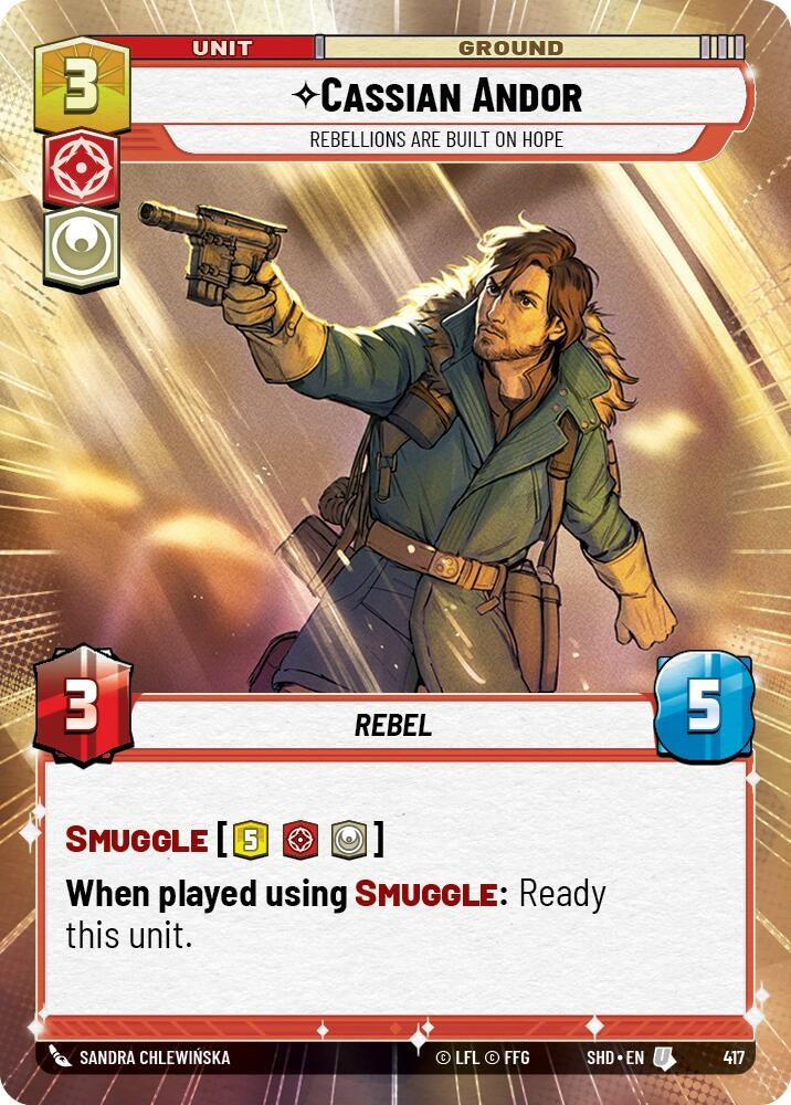 Image for Cassian Andor - Rebellions Are Built On Hope (Hyperspace) - Star Wars: Unlimited