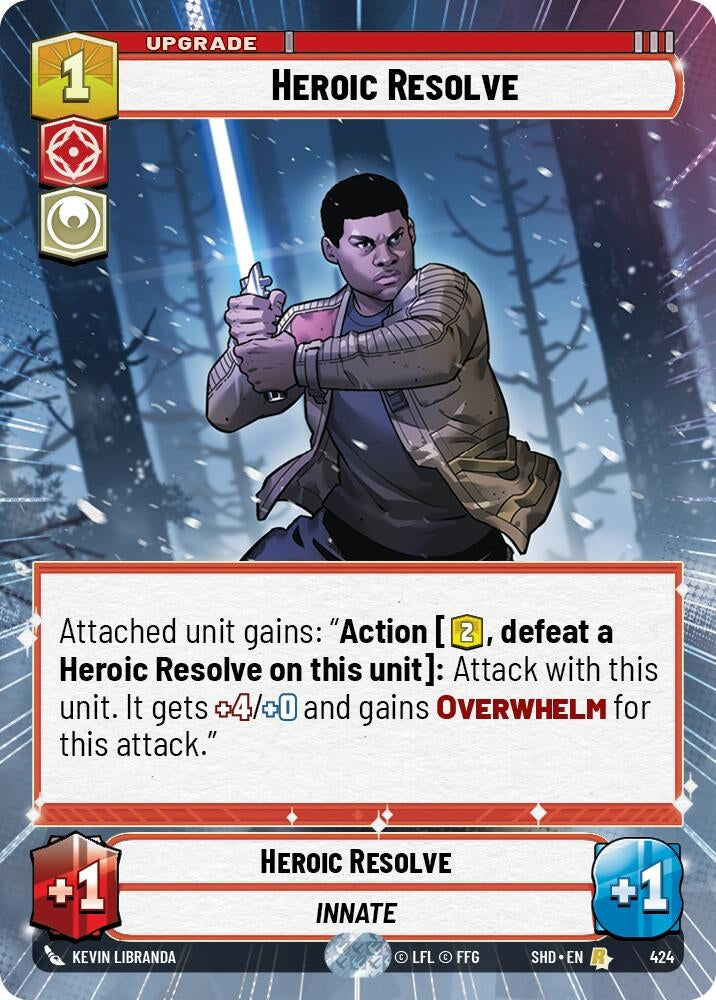 Image for Heroic Resolve (Hyperspace) - Star Wars: Unlimited