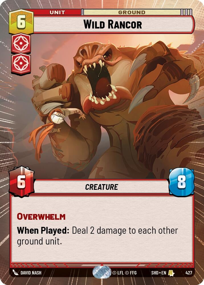 Image for Wild Rancor (Hyperspace) - Star Wars: Unlimited