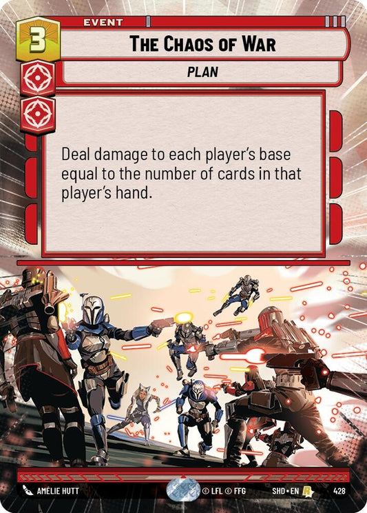 Image for The Chaos of War (Hyperspace) - Star Wars: Unlimited