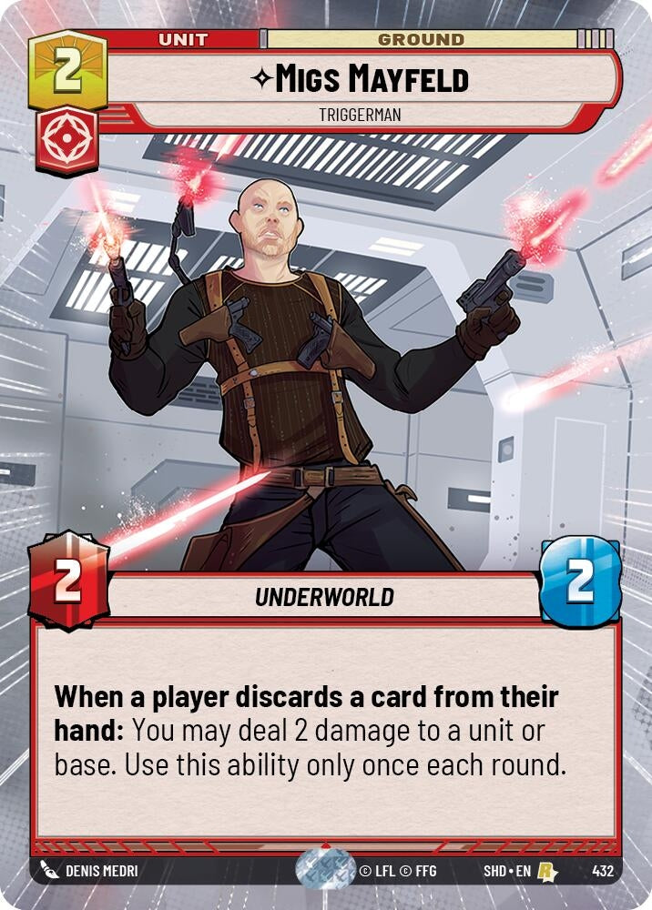 Image for Migs Mayfeld - Triggerman (Hyperspace) - Star Wars: Unlimited
