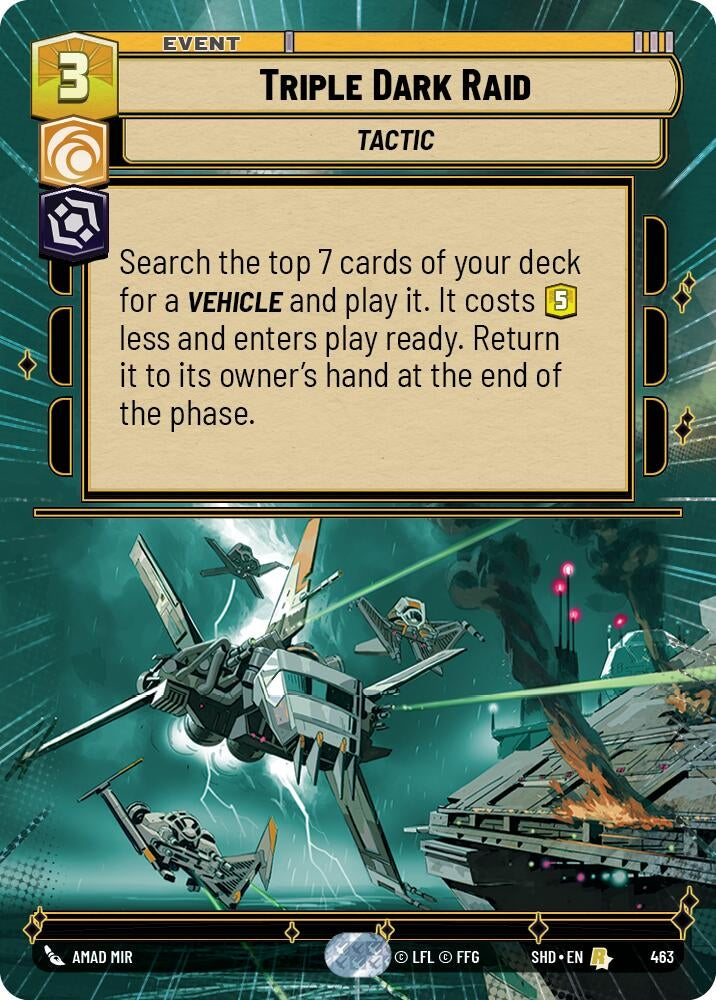 Image for Triple Dark Raid (Hyperspace) - Star Wars: Unlimited