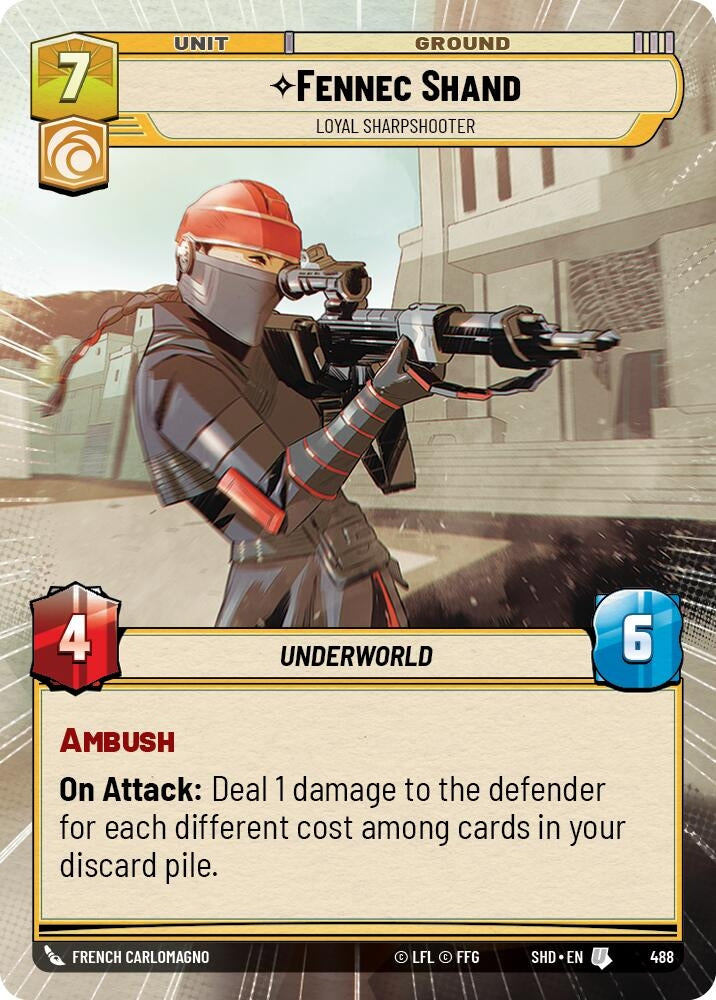 Image for Fennec Shand - Loyal Sharpshooter (Hyperspace) - Star Wars: Unlimited