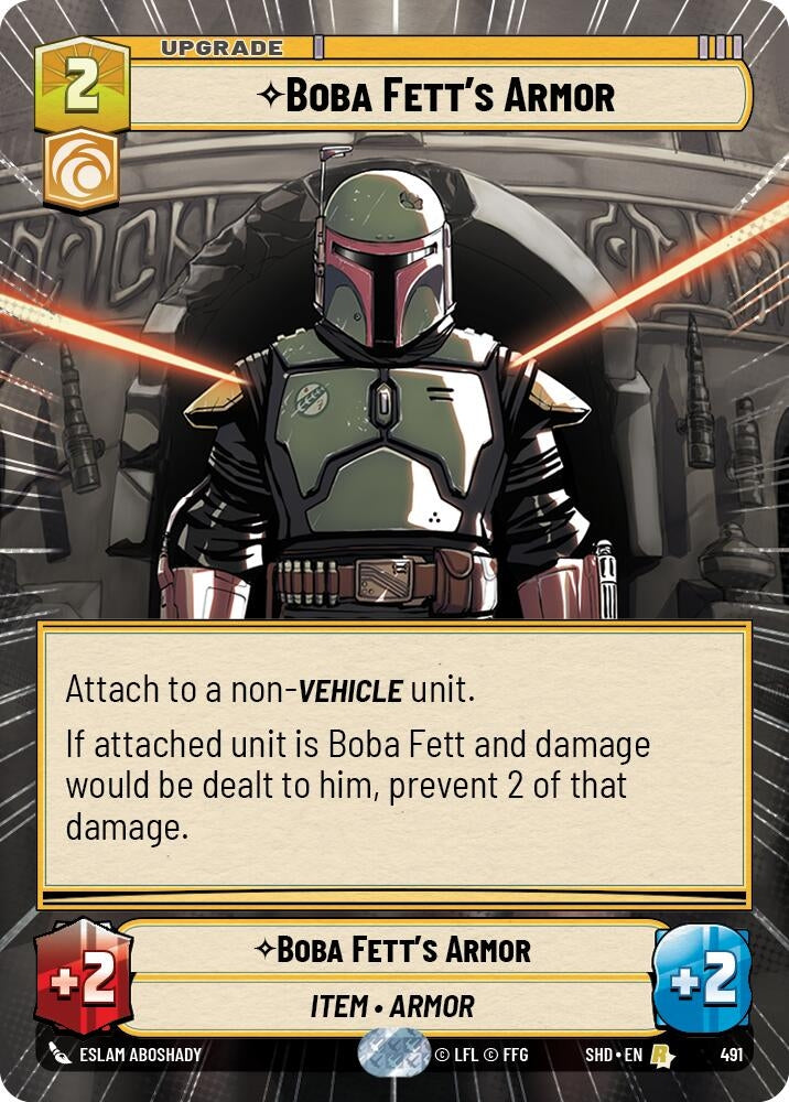 Image for Boba Fett's Armor (Hyperspace) - Star Wars: Unlimited