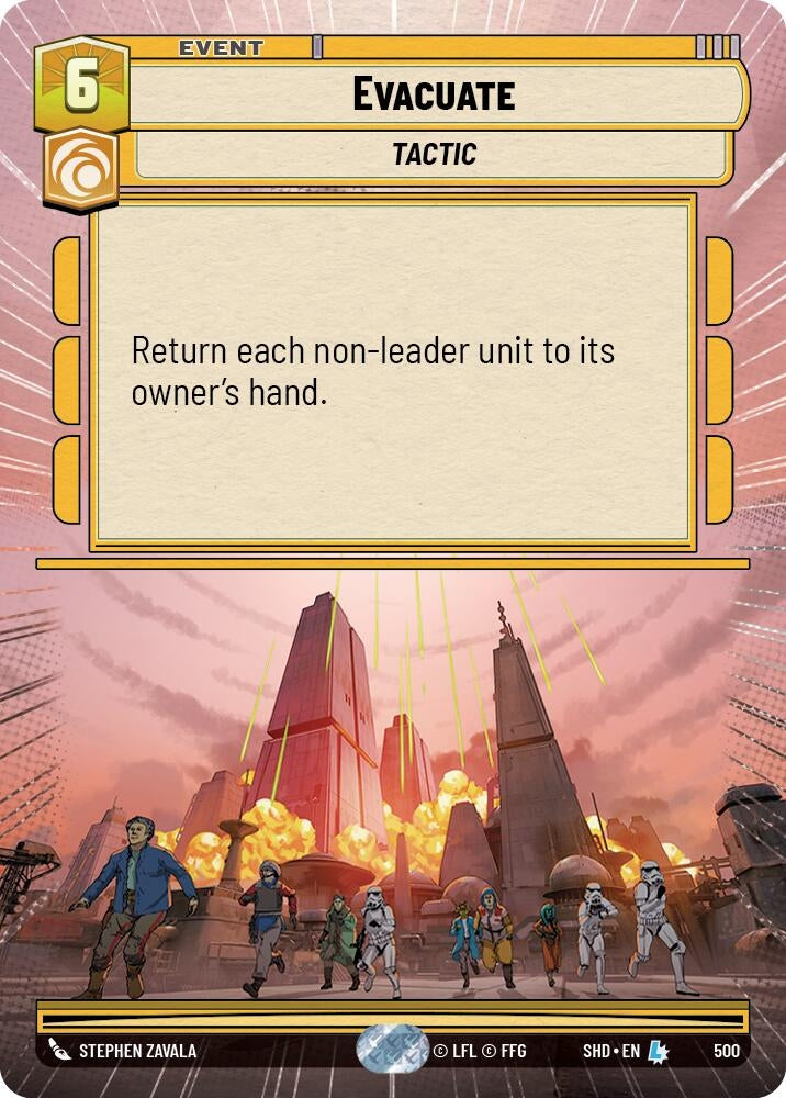Image for Evacuate (Hyperspace) - Star Wars: Unlimited
