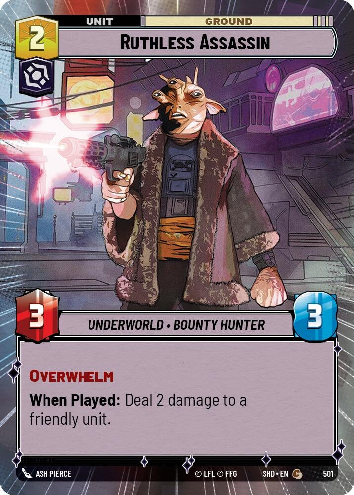 Image for Ruthless Assassin (Hyperspace) - Star Wars: Unlimited
