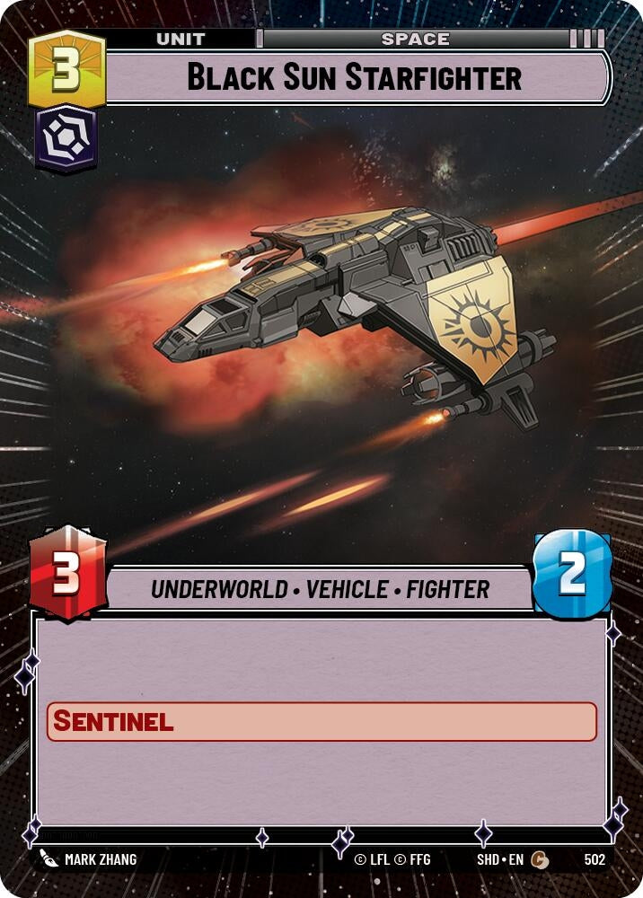 Image for Black Sun Starfighter (Hyperspace) - Star Wars: Unlimited