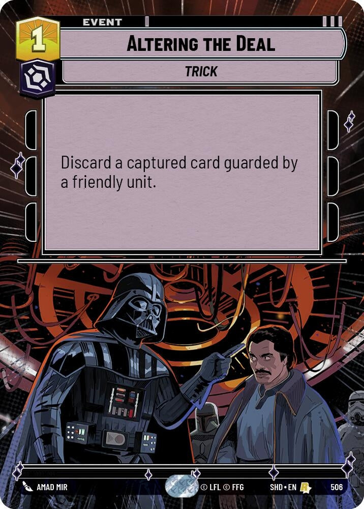 Image for Altering the Deal (Hyperspace) - Star Wars: Unlimited