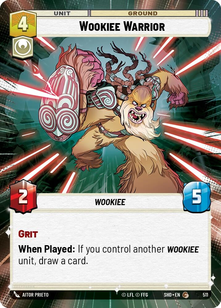 Image for Wookiee Warrior (Hyperspace) - Star Wars: Unlimited