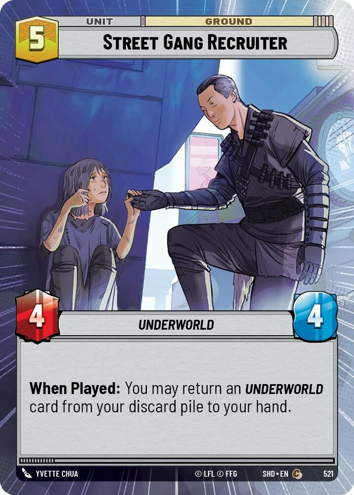 Image for Street Gang Recruiter (Hyperspace) - Star Wars: Unlimited