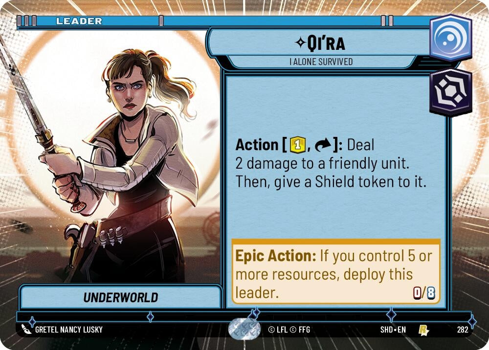 Image for Qi'ra - I Alone Survived (Hyperspace) - Star Wars: Unlimited