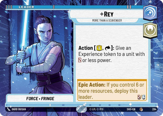 Image for Rey - More Than a Scavenger (Hyperspace) - Star Wars: Unlimited