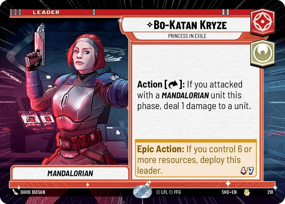 Image for Bo-Katan Kryze - Princess in Exile (Hyperspace) - Star Wars: Unlimited