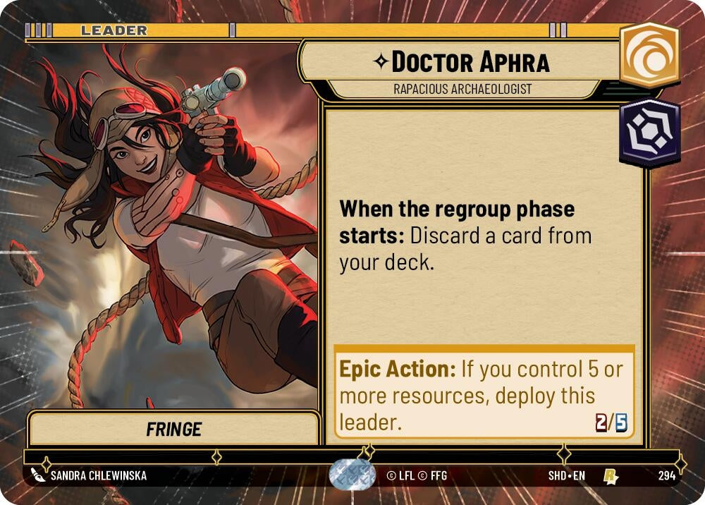 Image for Doctor Aphra - Rapacious Archaeologist (Hyperspace) - Star Wars: Unlimited