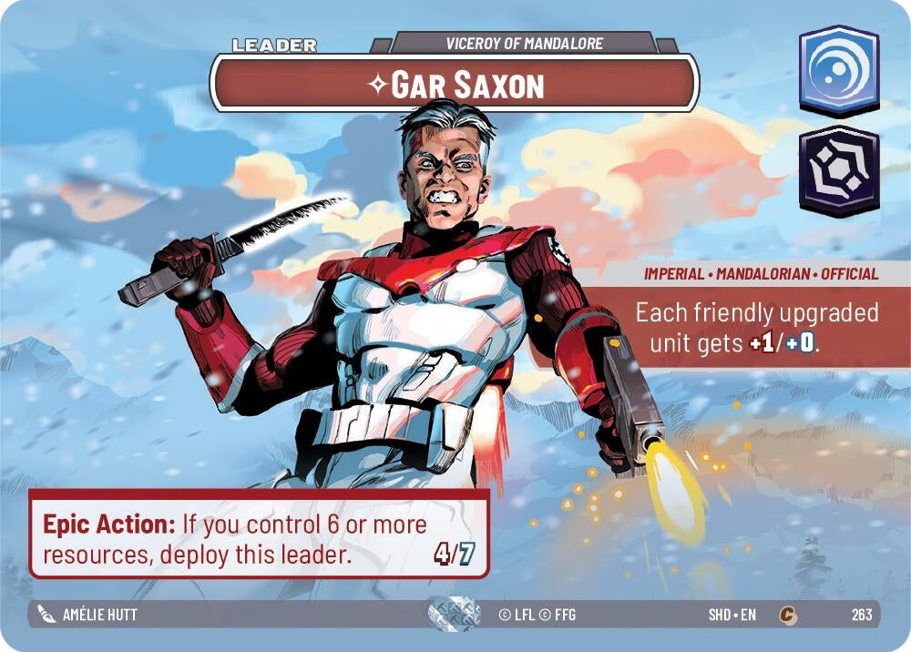Image for Gar Saxon - Viceroy of Mandalore (Showcase) - Star Wars: Unlimited