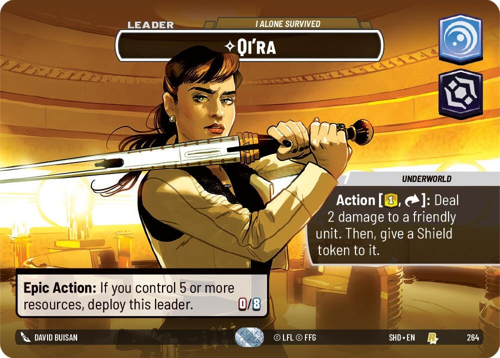 Image for Qi'ra - I Alone Survived (Showcase) - Star Wars: Unlimited