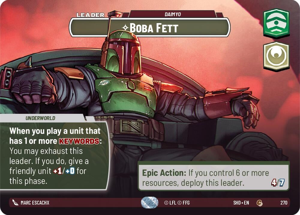 Image for Boba Fett - Daimyo (Showcase) - Star Wars: Unlimited