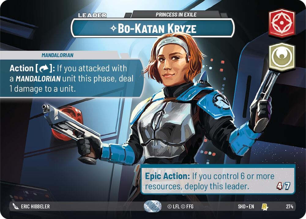 Image for Bo-Katan Kryze - Princess in Exile (Showcase) - Star Wars: Unlimited